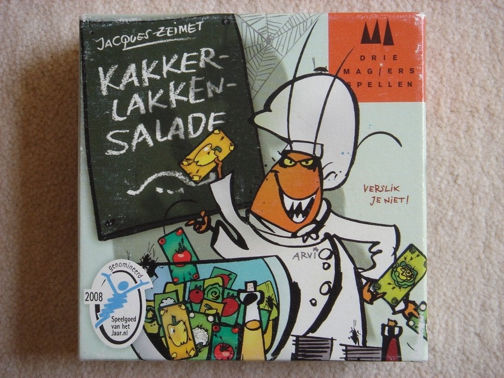 LEUK: Kakkerlakkensalade, Hobby en Vrije tijd, Gezelschapsspellen | Kaartspellen, Een of twee spelers, Ophalen, Gebruikt, Drie Magiërs spellen
