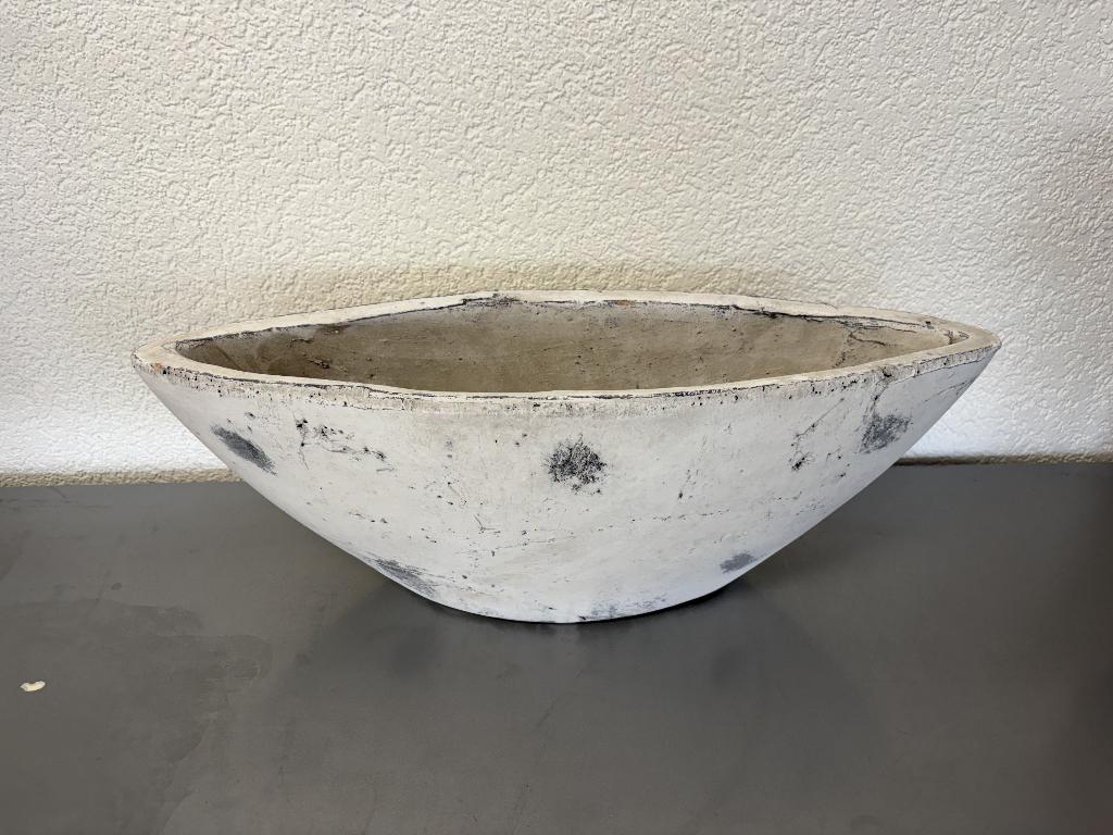 Bloempot Schuit Betonlook, Tuin en Terras, Nieuw, Minder dan 40 cm, Balkon, Overige vormen