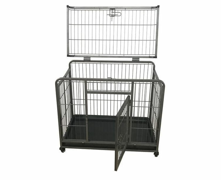 Hondenbench Strong Heavy Duty met Opvangplaat en wieltjes, Dieren en Toebehoren, Hondenbenches, Ophalen of Verzenden, Nieuw