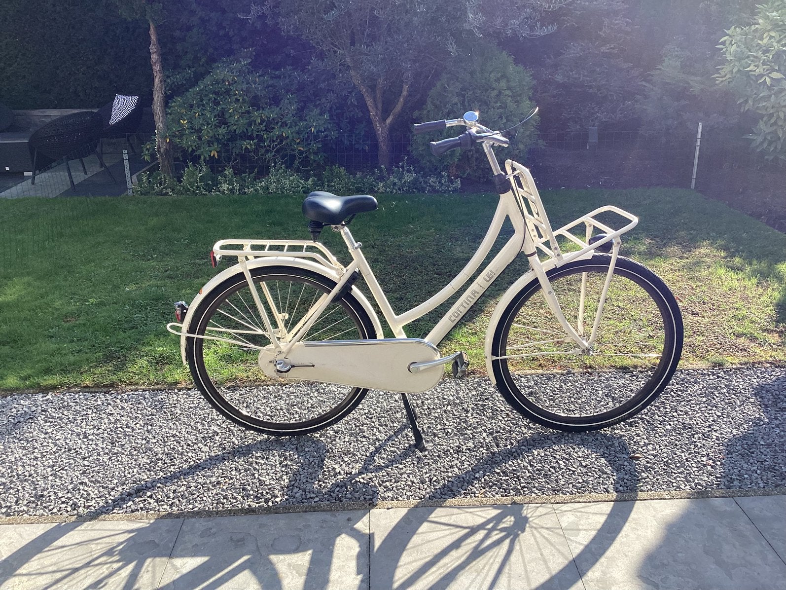 Cortine U4 transport damesfiets 28 inch, Ophalen, Terugtraprem, Versnellingen, Zo goed als nieuw