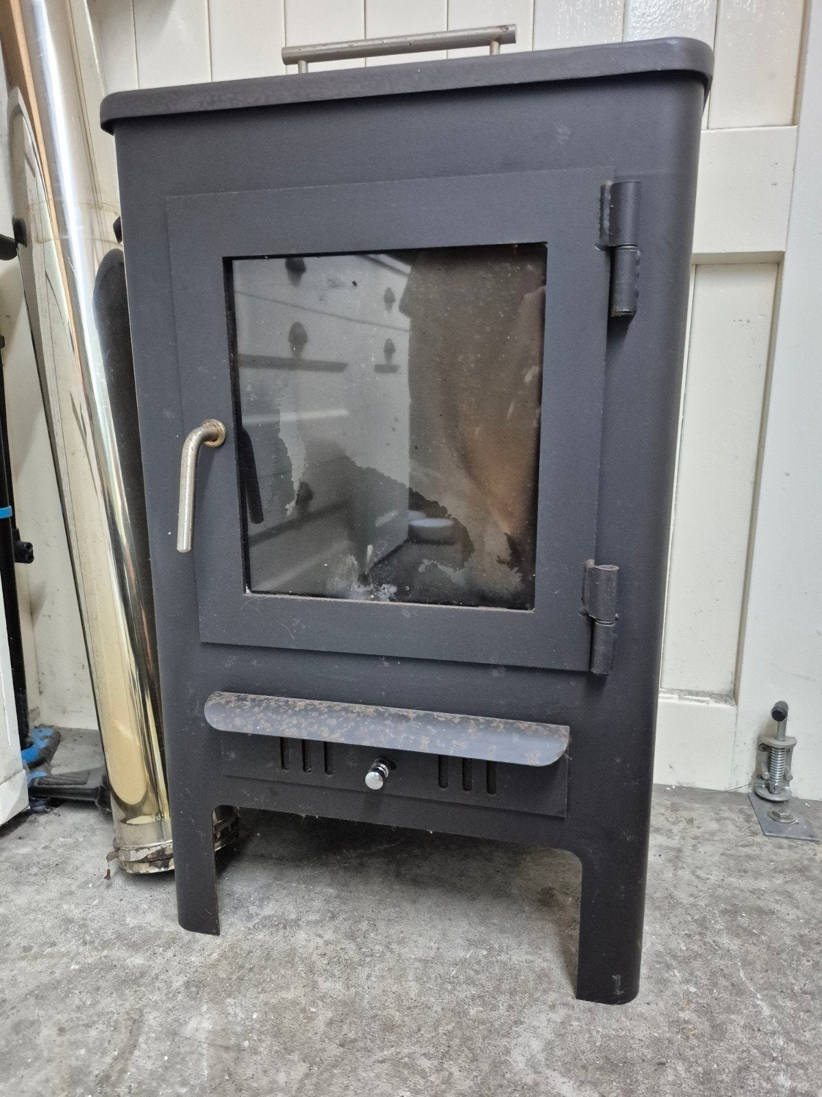 Panadero Houtkachel E-12 - 9.2 kW, Ophalen, Houtkachel, Zo goed als nieuw, Vrijstaand