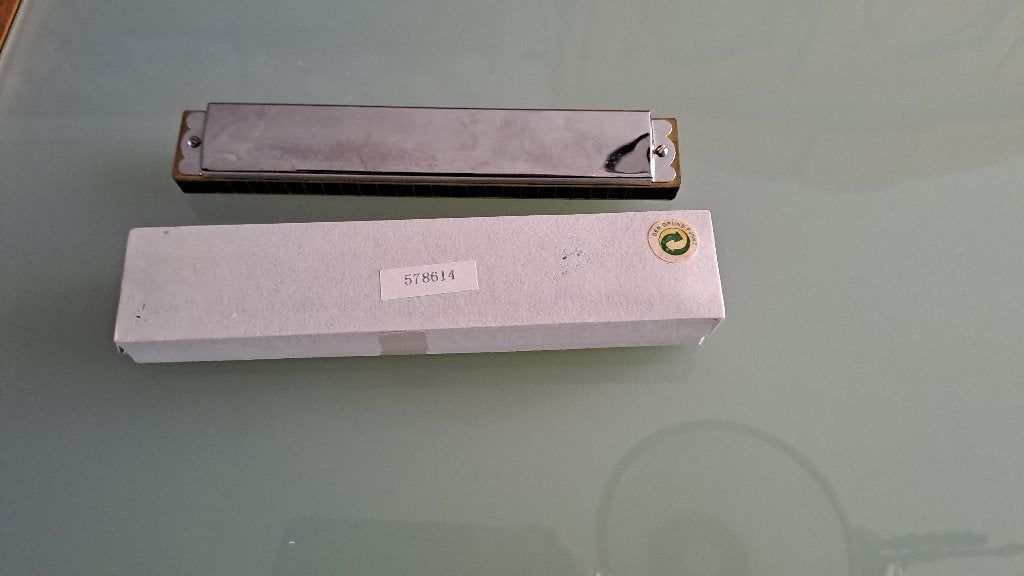 mondharmonica, Ophalen of Verzenden, Gebruikt, Met koffer of doosje
