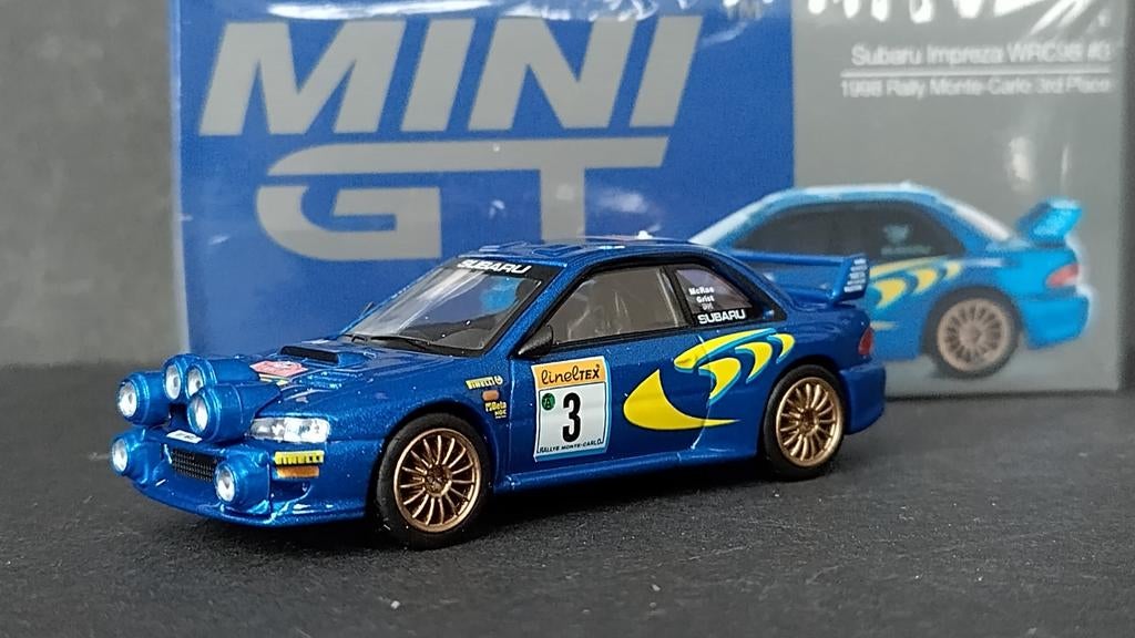 Subaru Impreza Wrc 98 Monte Carlo mc Rea 1:64 MiniGT Pol, Auto, Verzenden, ., Nieuw