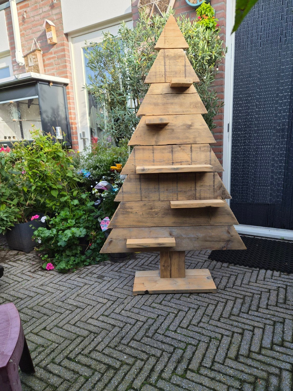 Kerstboom steigerhout, Ophalen, Zo goed als nieuw