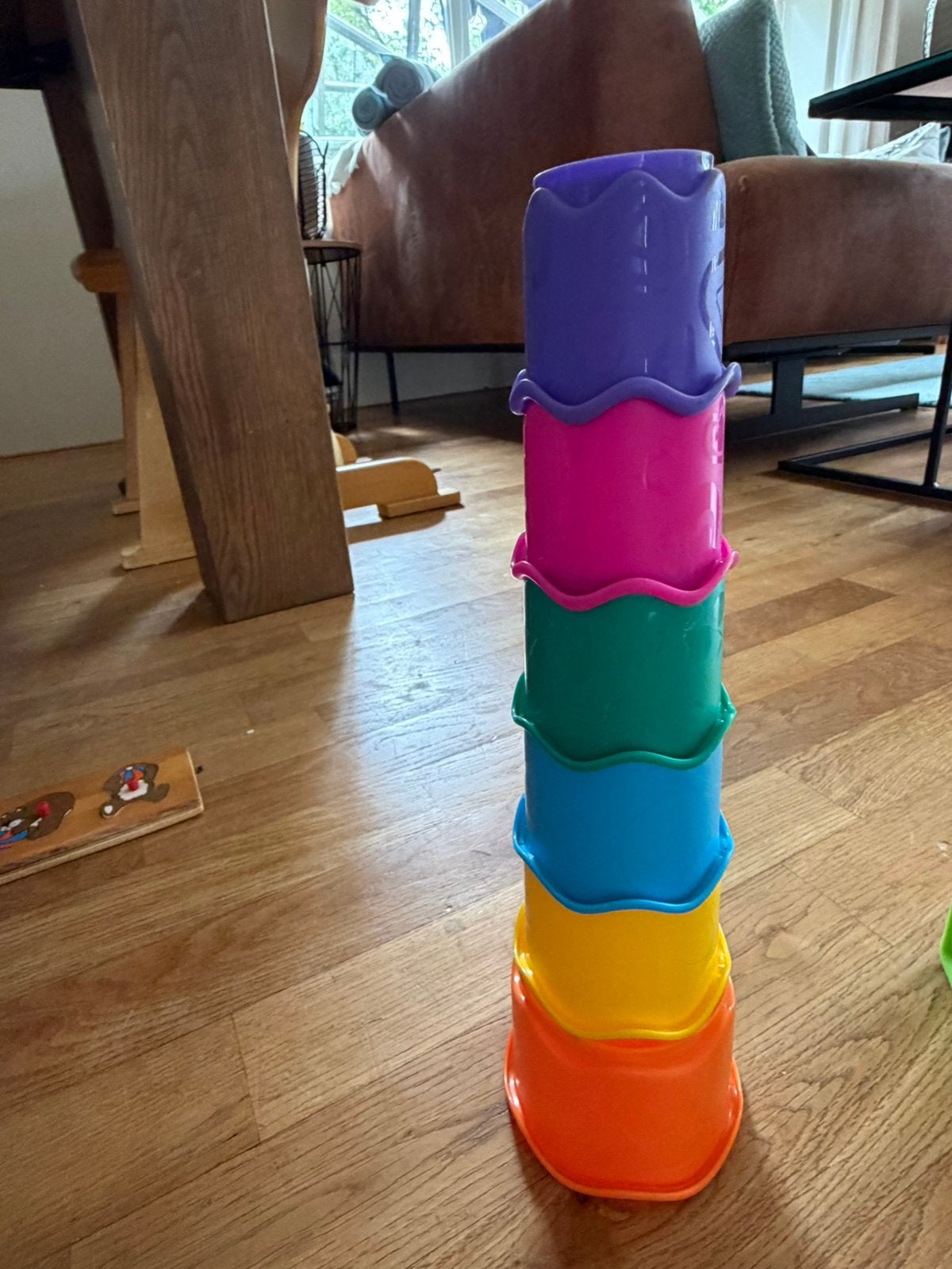 Vormen blokken (rubber) en stapeltoren, rammelaar, Ophalen of Verzenden, Zo goed als nieuw, Overige typen
