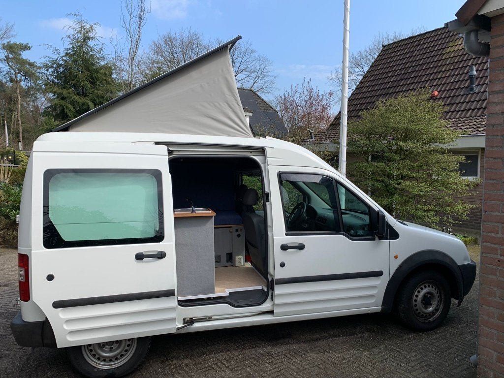 1-2p mini camperbus Ford Transit Connect, Caravans en Kamperen, Campers, Buscamper of Camperbus, Ford, Tot en met 2, Particulier