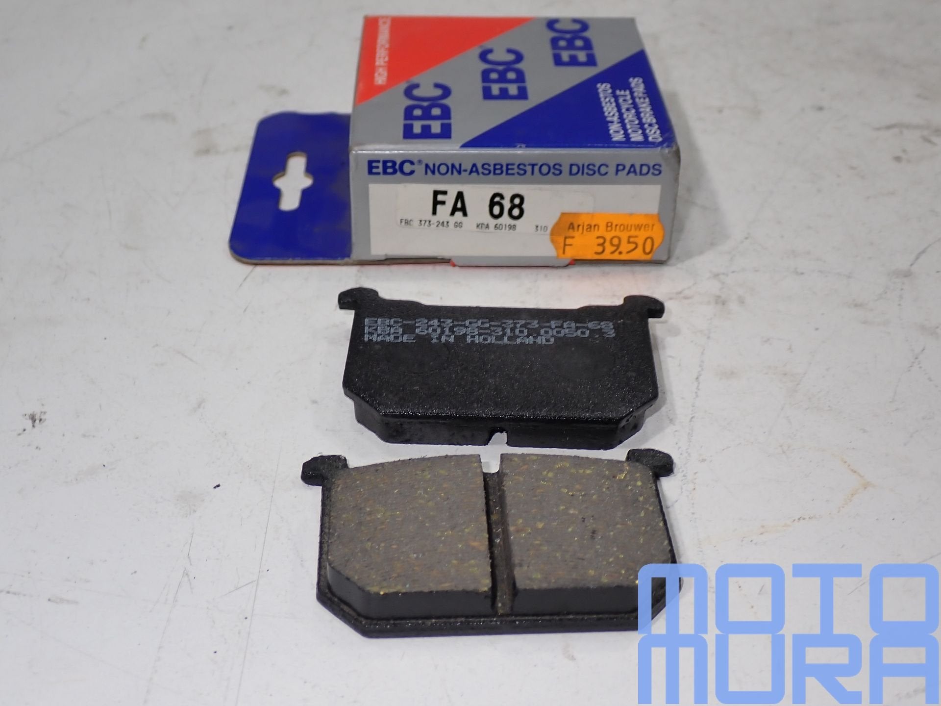 EBC FA068 Organische remblokken voor Kawasaki GPZ550 Z 250 Z, Motoren, -, -, Nieuw, Ophalen of Verzenden