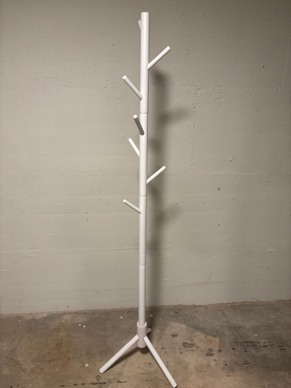 Witte staande kapstok, Huis en Inrichting, Woonaccessoires | Kapstokken, Ophalen, Gebruikt, Staande kapstok, 150 tot 200 cm