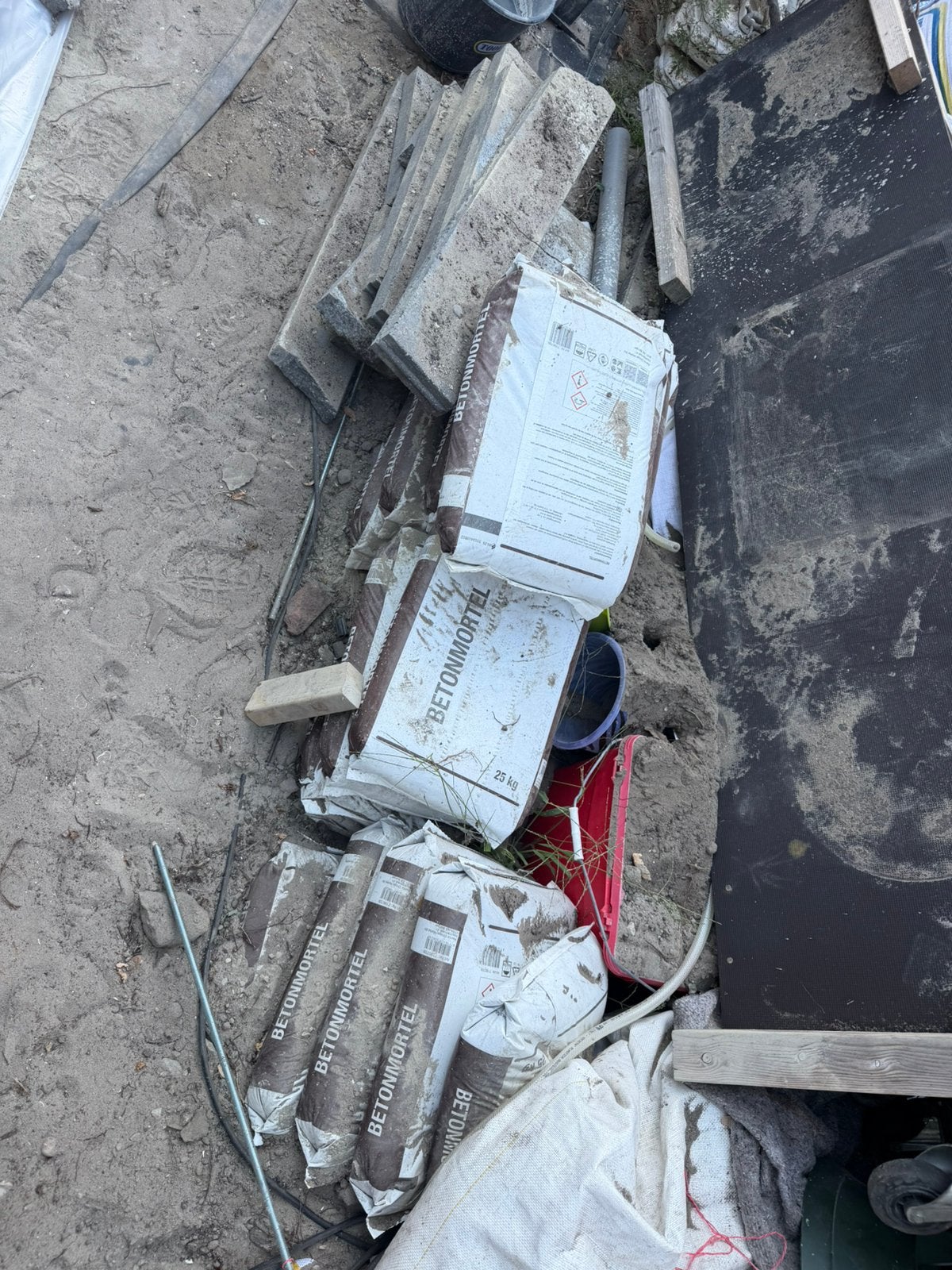 Betonmortel 25 kg, 20 zakken, lees beschijving, Ophalen, Nieuw