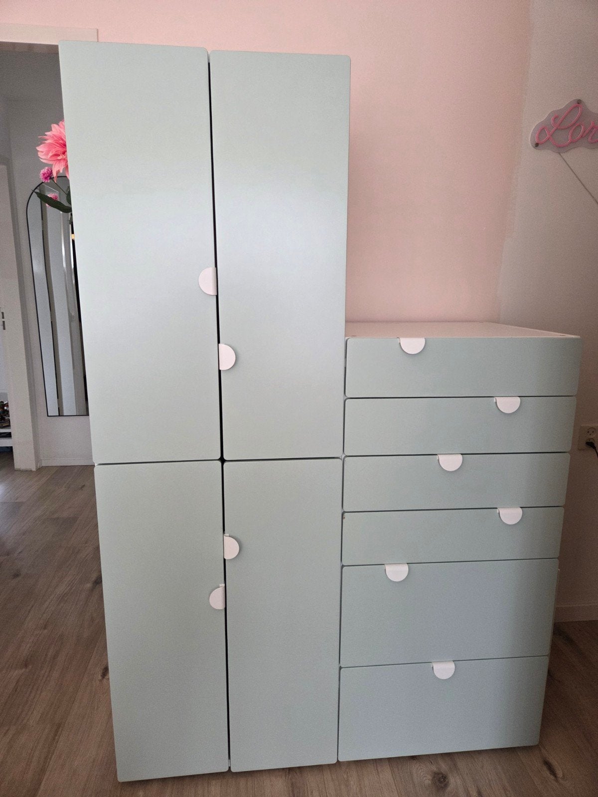 IKEA SMÅSTAD / PLATSA Kledingkast & Ladekast - Lichtgroen, Ophalen, Overige materialen, Gebruikt, Modern, Scandinavisch