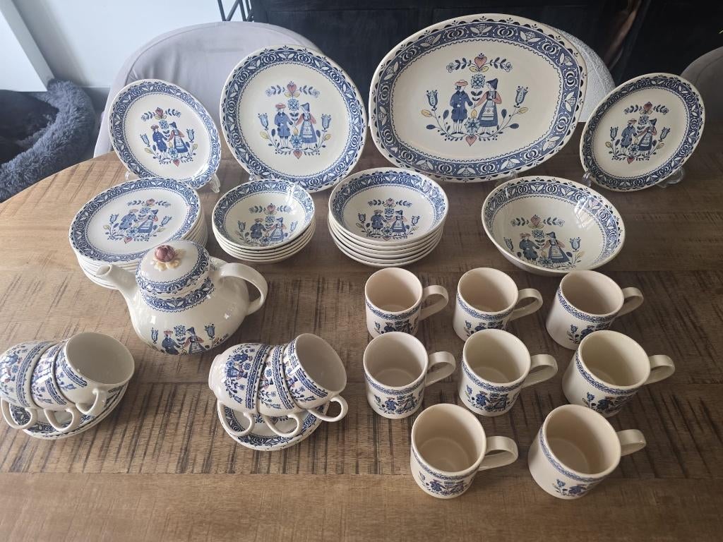 Oud Engels servies Johson Brothers Old Granite, Ophalen