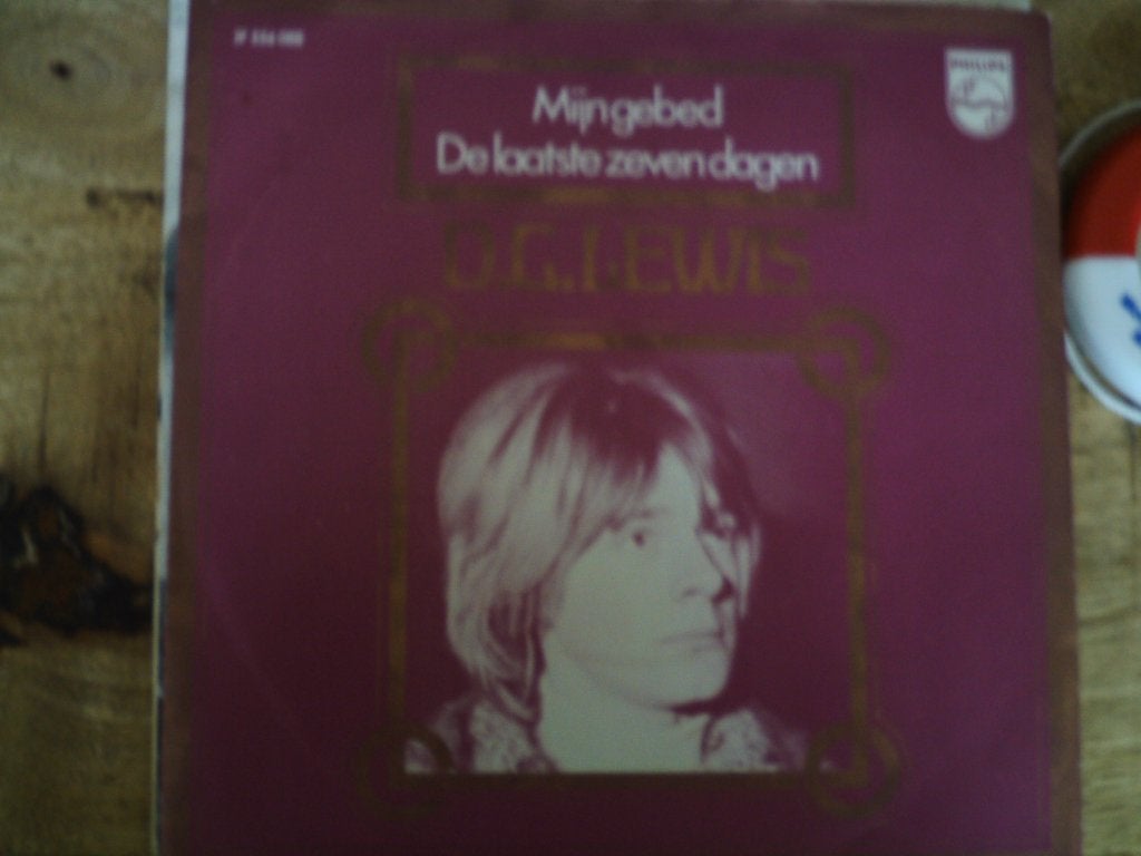 D.C. Lewis - mijn gebed /// de laatste 7 dagen  21jun, Cd's en Dvd's, Vinyl Singles, Fotohoes, Ophalen of Verzenden, Zo goed als nieuw