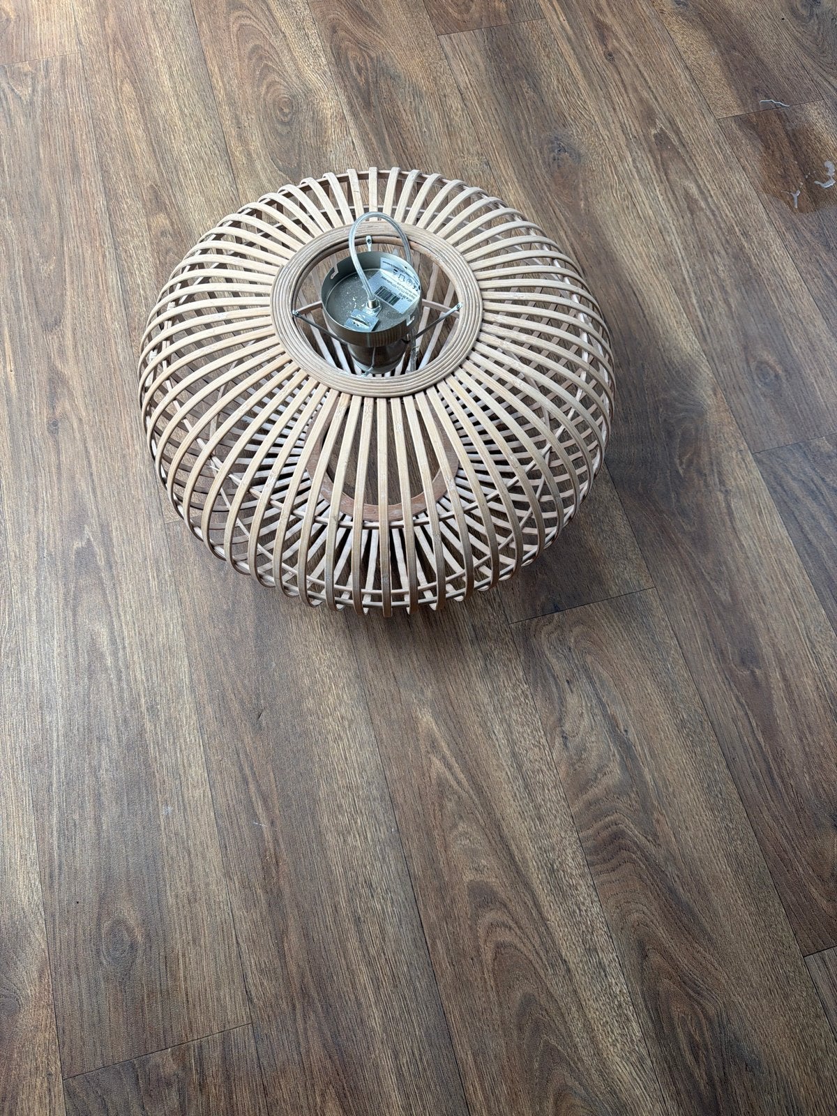 Bamboe lantaarn / lampenkap karwei, Bohemian, Overige merken, Natuurlijk materiaal, Beige