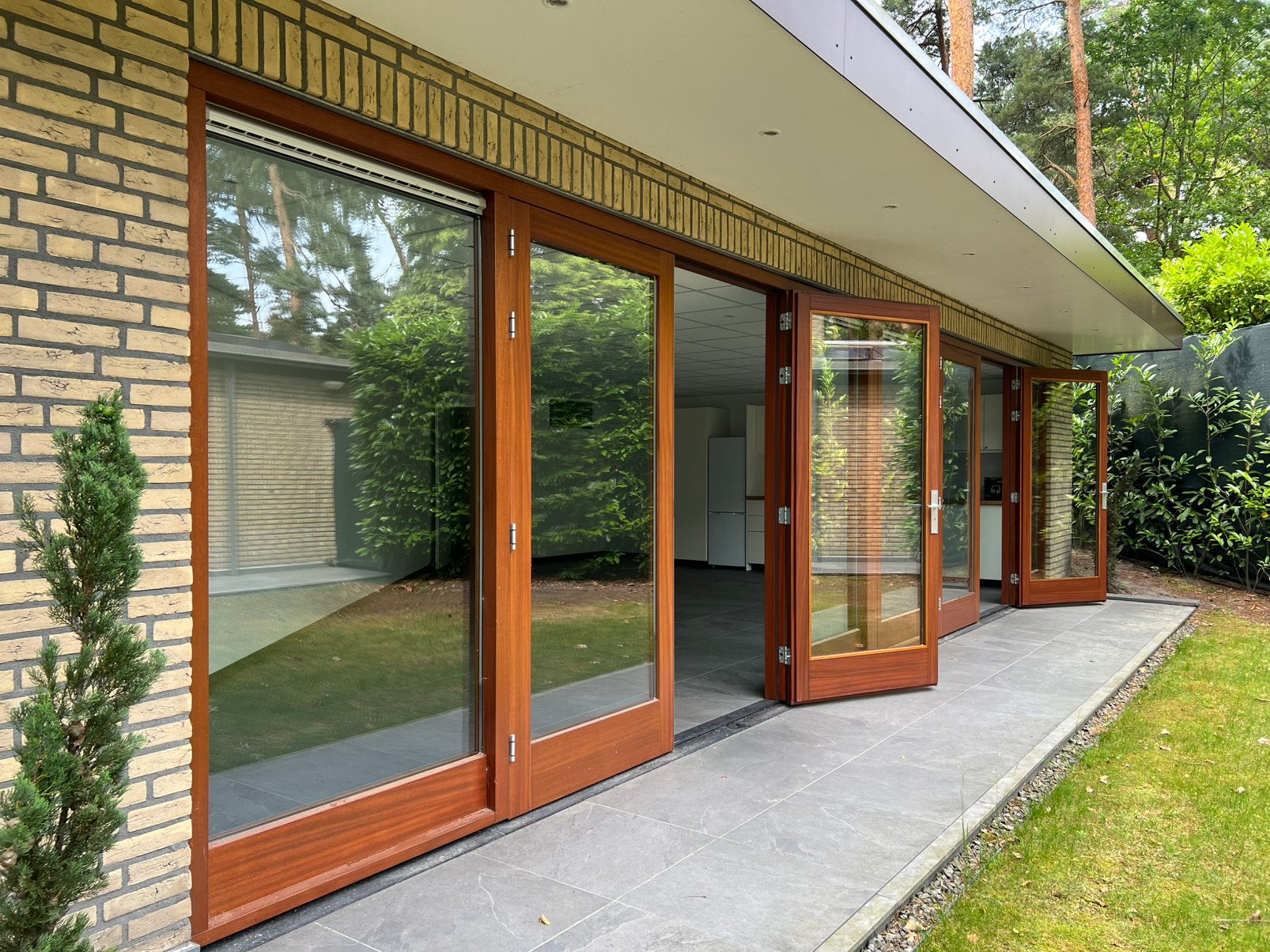Hardhouten kozijnen. Meranti. HR ++glas, Ophalen, Zo goed als nieuw