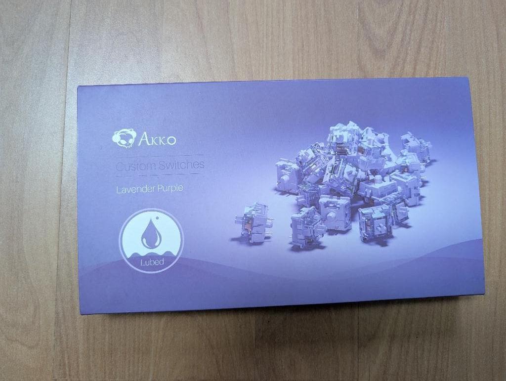 Akko Lavender Purple Switches (tactile, x45), Computers en Software, Toetsenborden, Ophalen of Verzenden, Gebruikt
