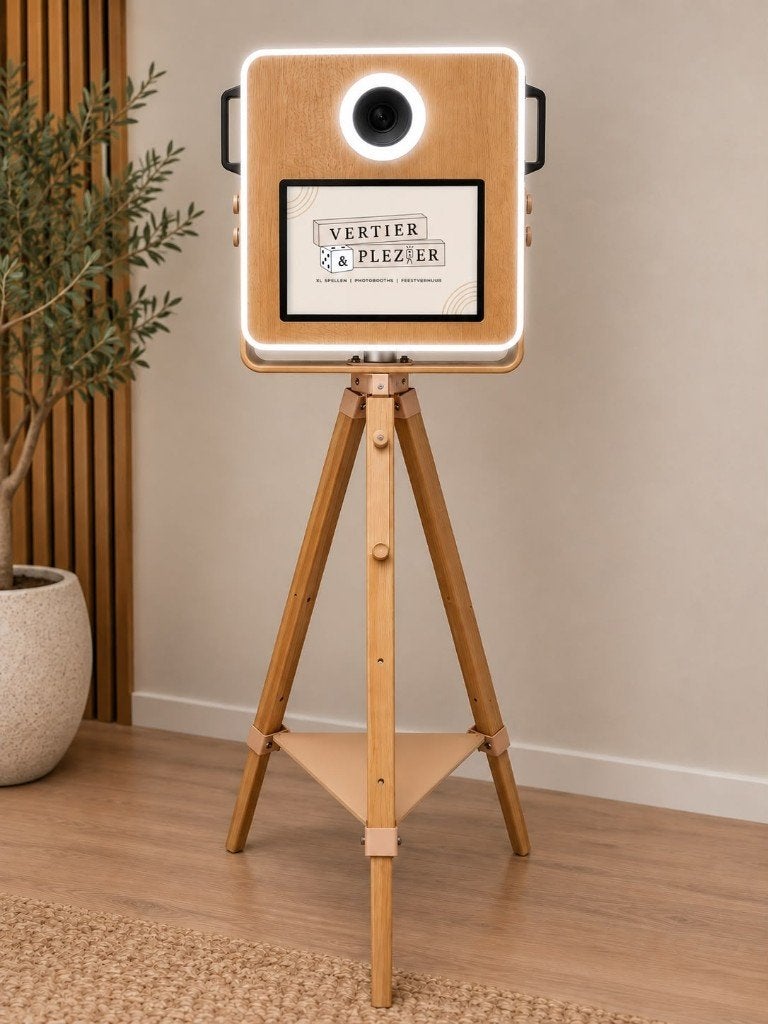 Photobooth huren Wageningen e.o. | Houten Vintage Booth, Ophalen of Verzenden, Nieuw, Overige