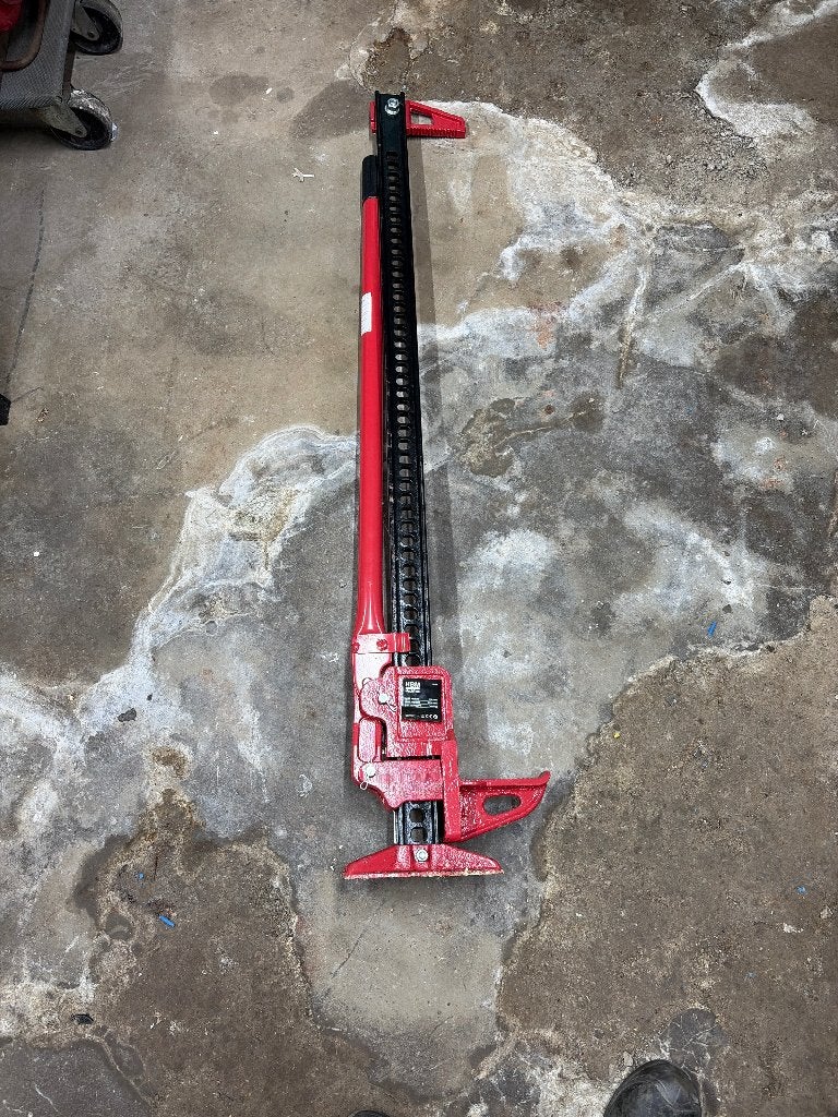 2x HBM Dommekracht boerenkrik 2000kg 122cm, Ophalen, Zo goed als nieuw, Manueel, Garagekrik
