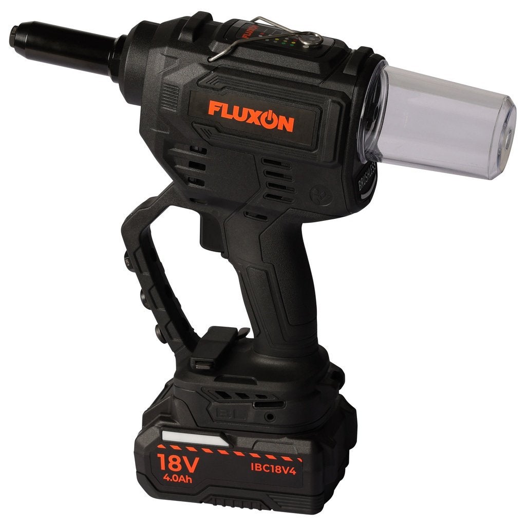 Fluxon accu popnageltang incl. 4 Ah accu en lader, Ophalen, Nieuw