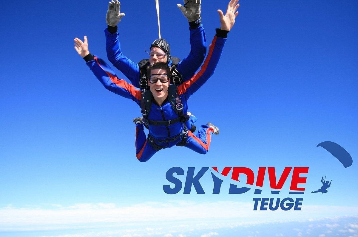 Tandem skydive volledig film pakket 2 personen!, Twee personen