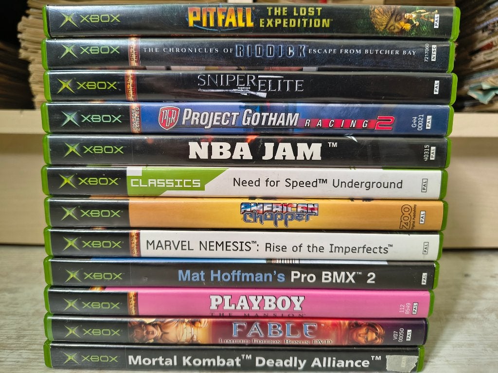 12 spellen voor XBOX Original, 3 spelers of meer, Verzenden, Gebruikt, Vanaf 3 jaar