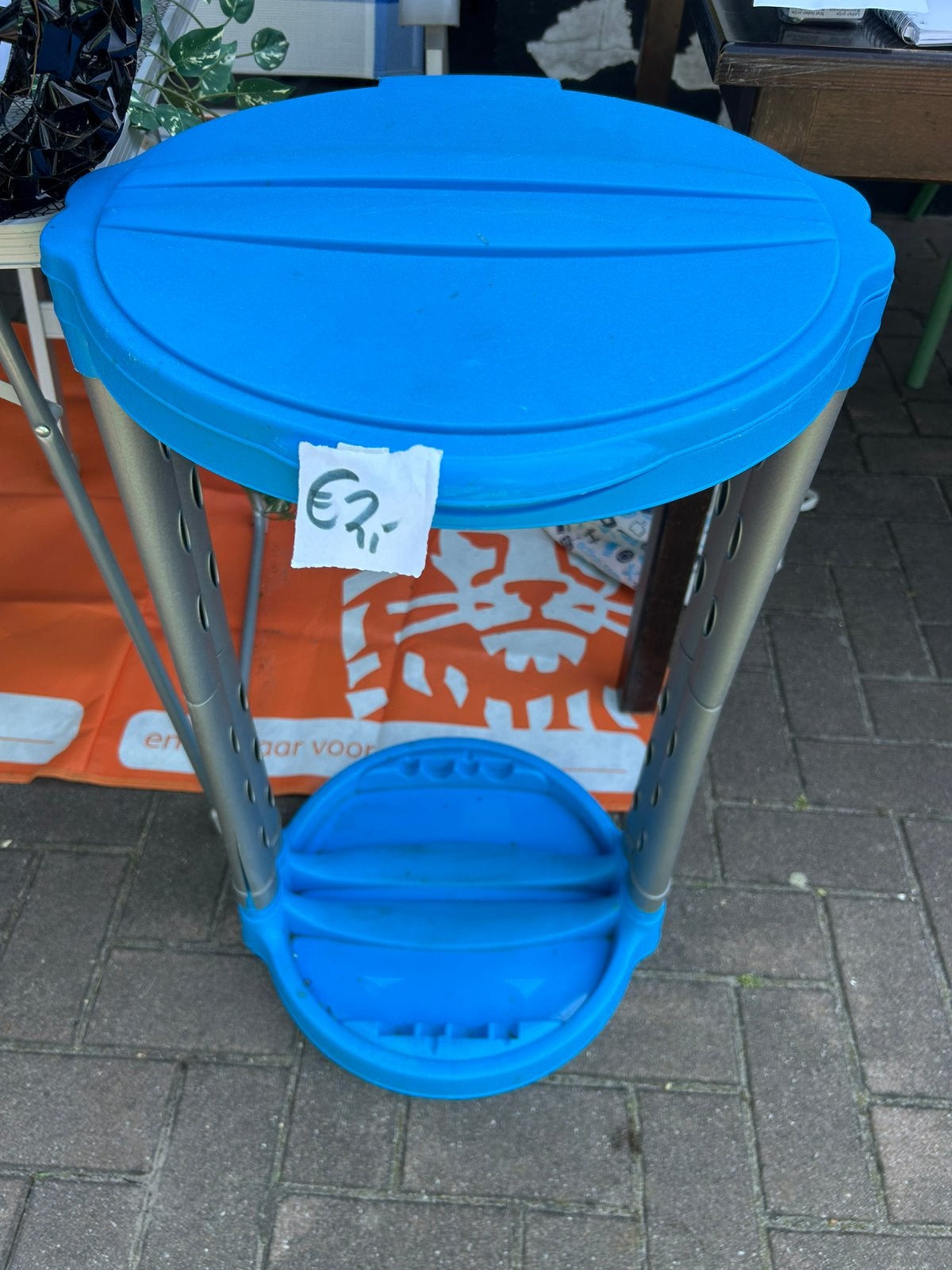 Camping prullenbak, Ophalen, Gebruikt