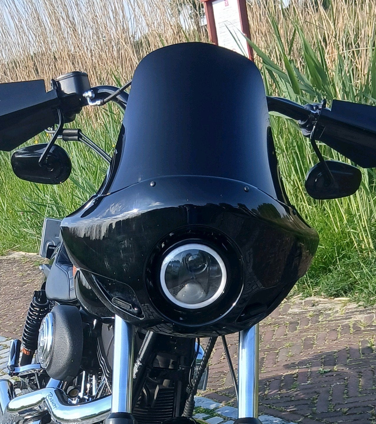Kuip / fairing met bevestiging incl koplamp ., Ophalen, Gebruikt