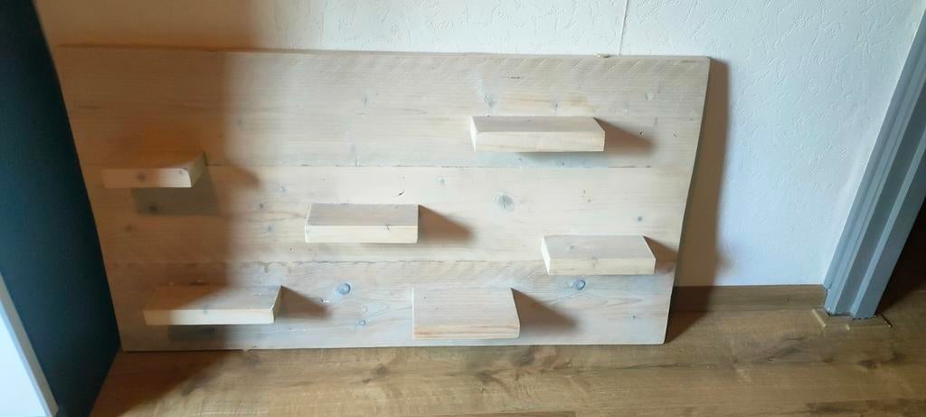 Steigerhouten wandplank, Ophalen, Zo goed als nieuw