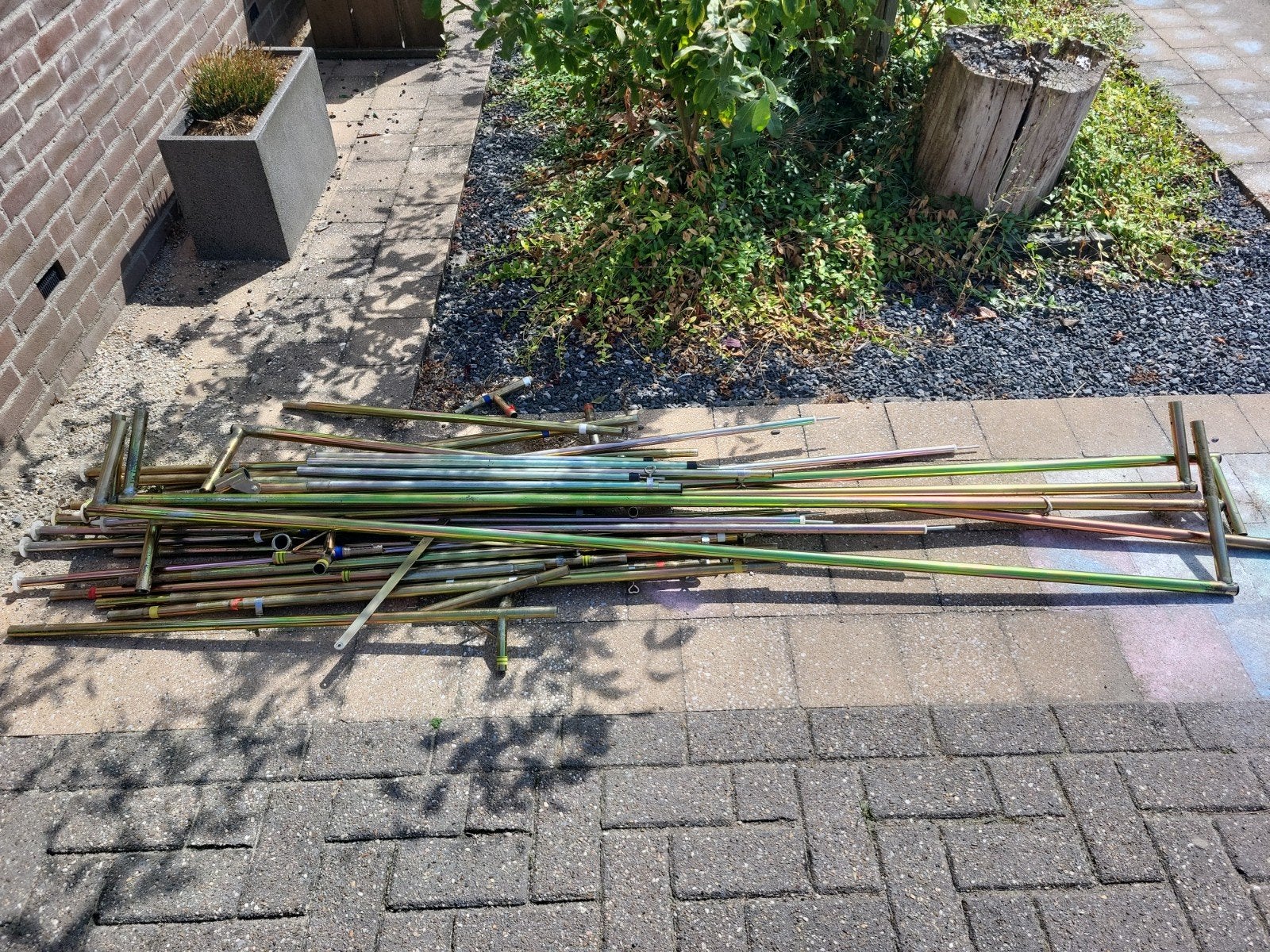 Buizen en frame voortent Jamet Texas vouwwagen, Ophalen of Verzenden, Gebruikt