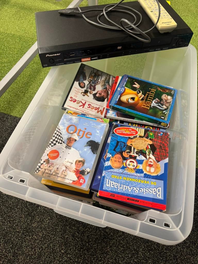 DVD speler met Doos vol dvd’s, Ophalen of Verzenden, Overige merken
