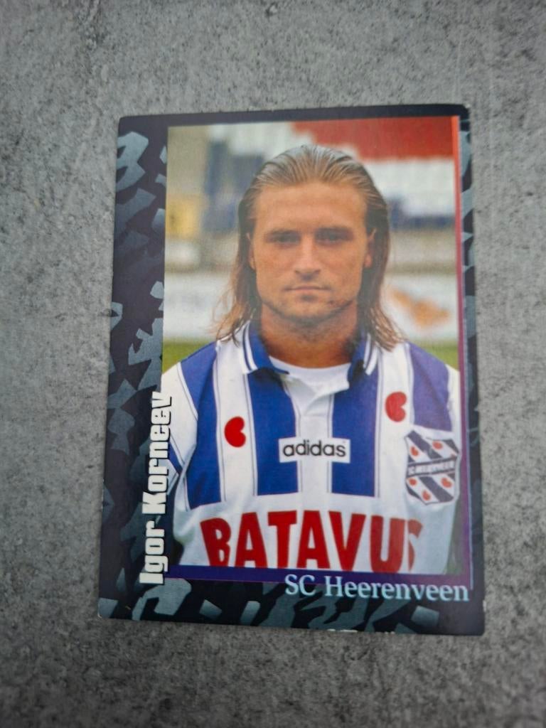 Panini sticker Voetbal 97. Speler Igor Korneev SC Heerenveen, Verzenden, Zo goed als nieuw, Sticker