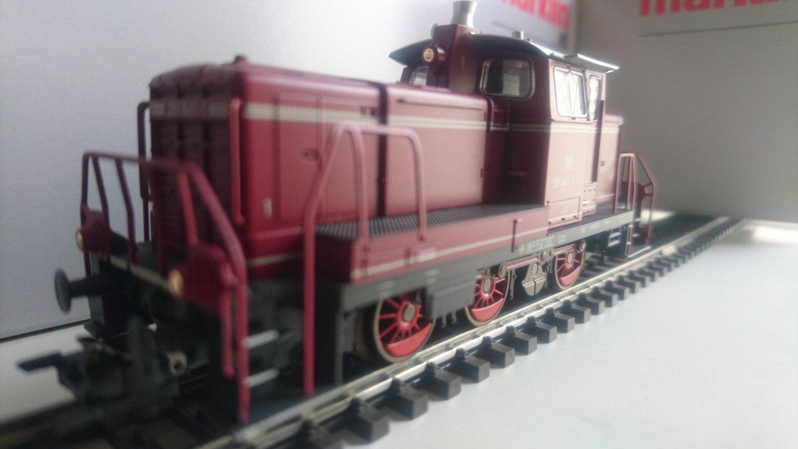 Marklin - Dieselrangeerloc BR 261DB - MfxPlus+Geluid+Telex, Ophalen, Wisselstroom, Locomotief, Zo goed als nieuw