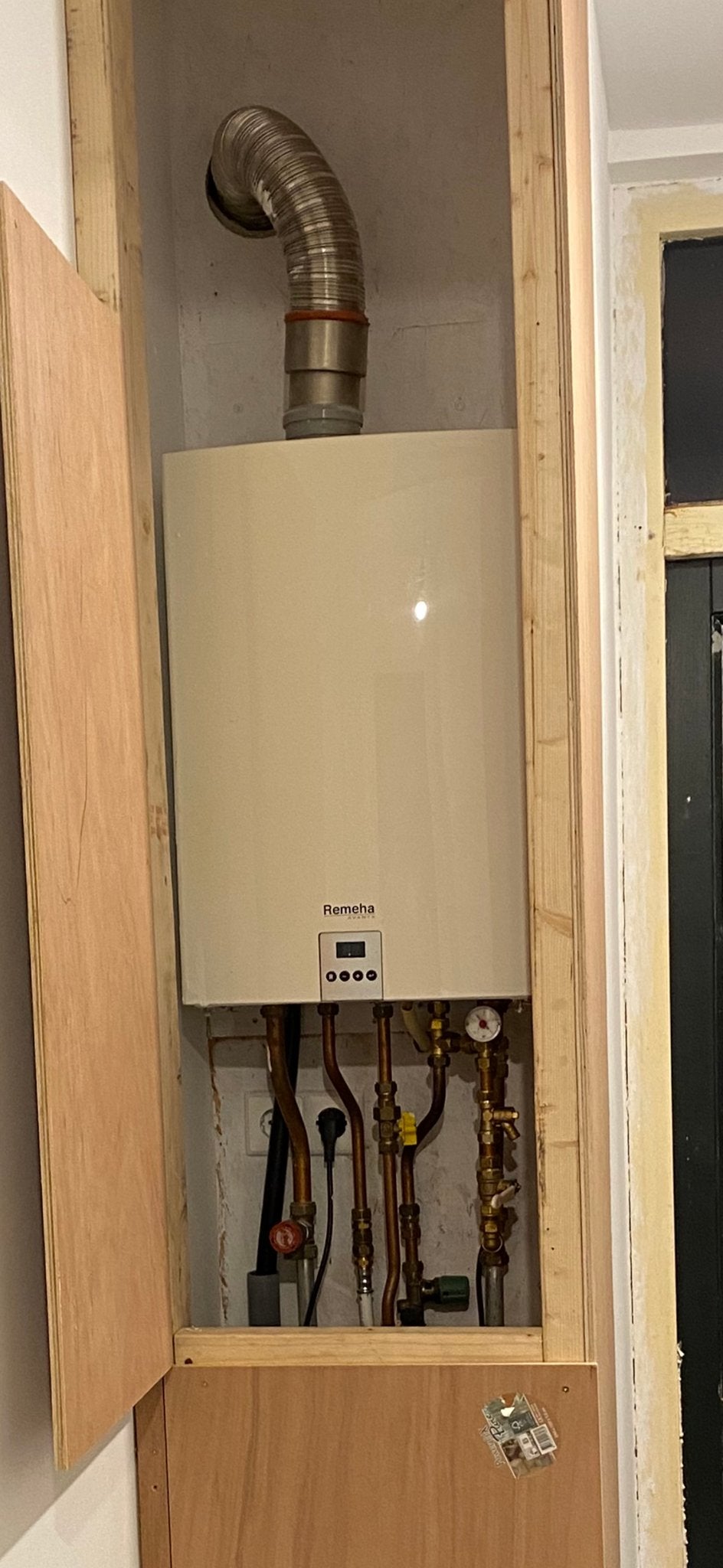 Remeha Avanta 28c CV-ketel uit 2007, Gebruikt, Hoog rendement (Hr), Cv-ketel of Combi-ketel, Minder dan 60 cm