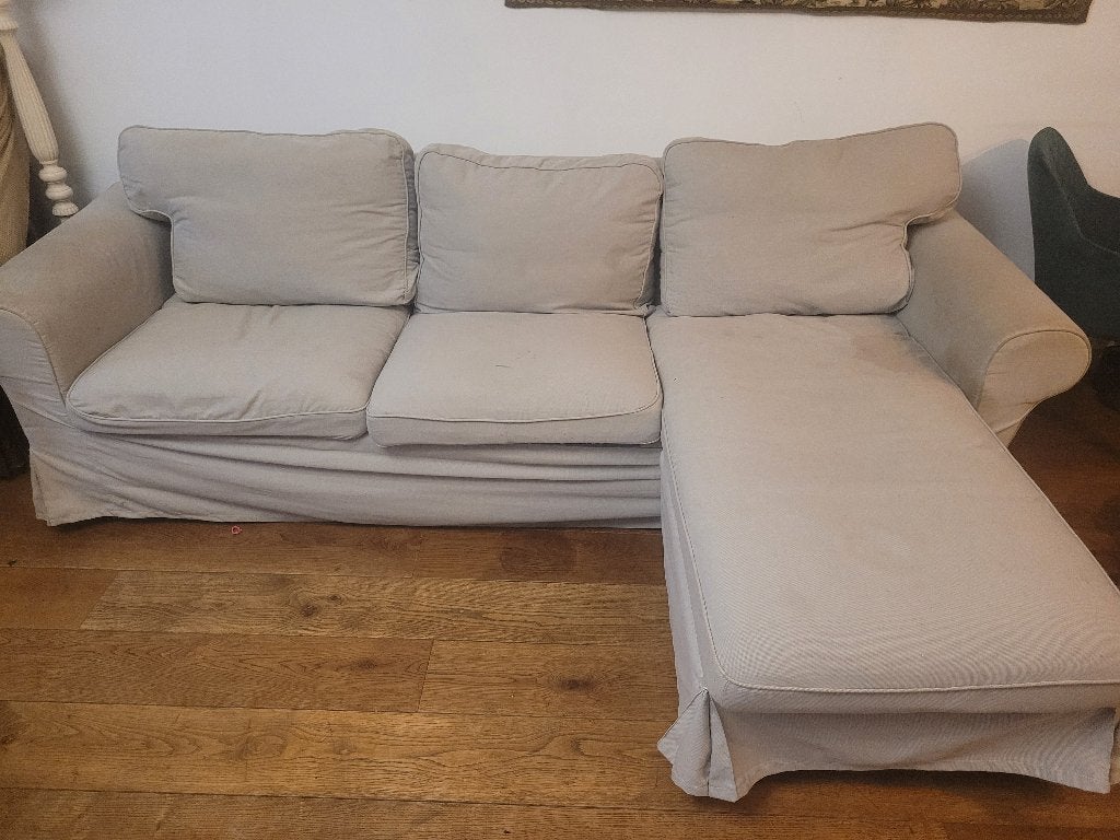 Ikea Ektorp 3-zits bank, Ophalen, Gebruikt, Driepersoons, 75 tot 100 cm