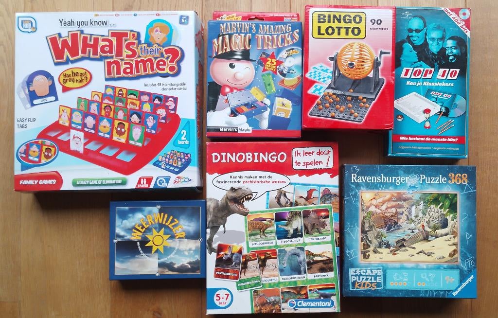 Verkoop verschillende spellen, Vijf spelers of meer, Ophalen of Verzenden, Zo goed als nieuw, Reisspel
