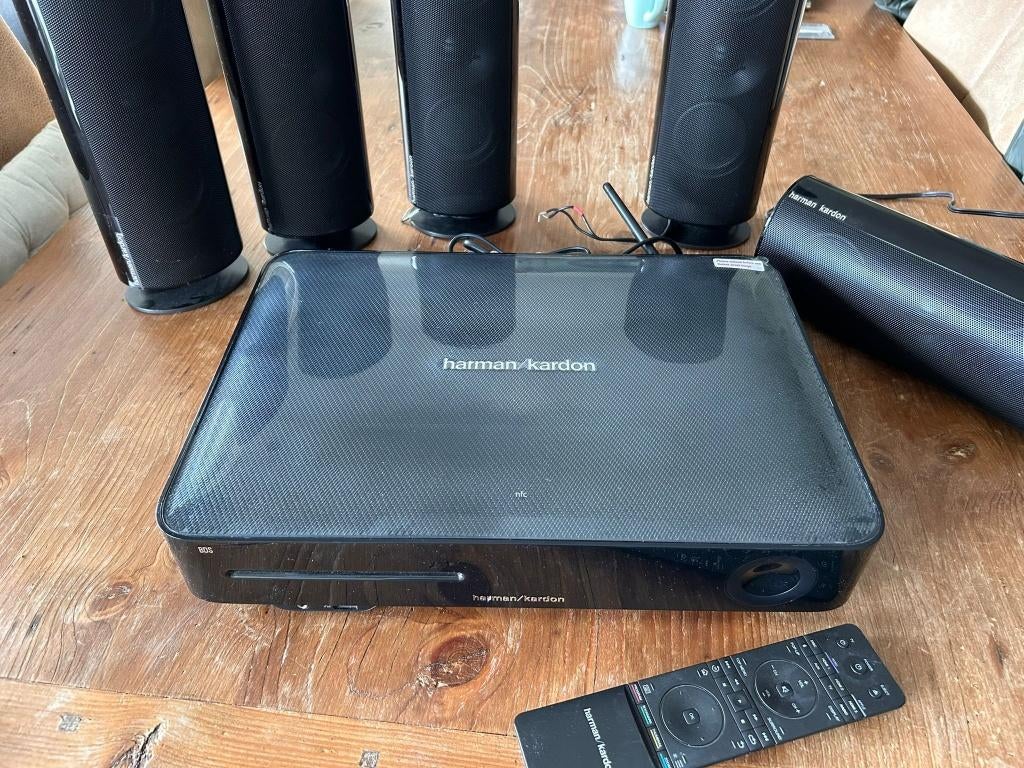 Harman en Kardon HKTS 65BQ, Audio, Tv en Foto, Home Cinema-sets, Blu-ray-speler, 70 watt of meer, Ophalen, Overige merken