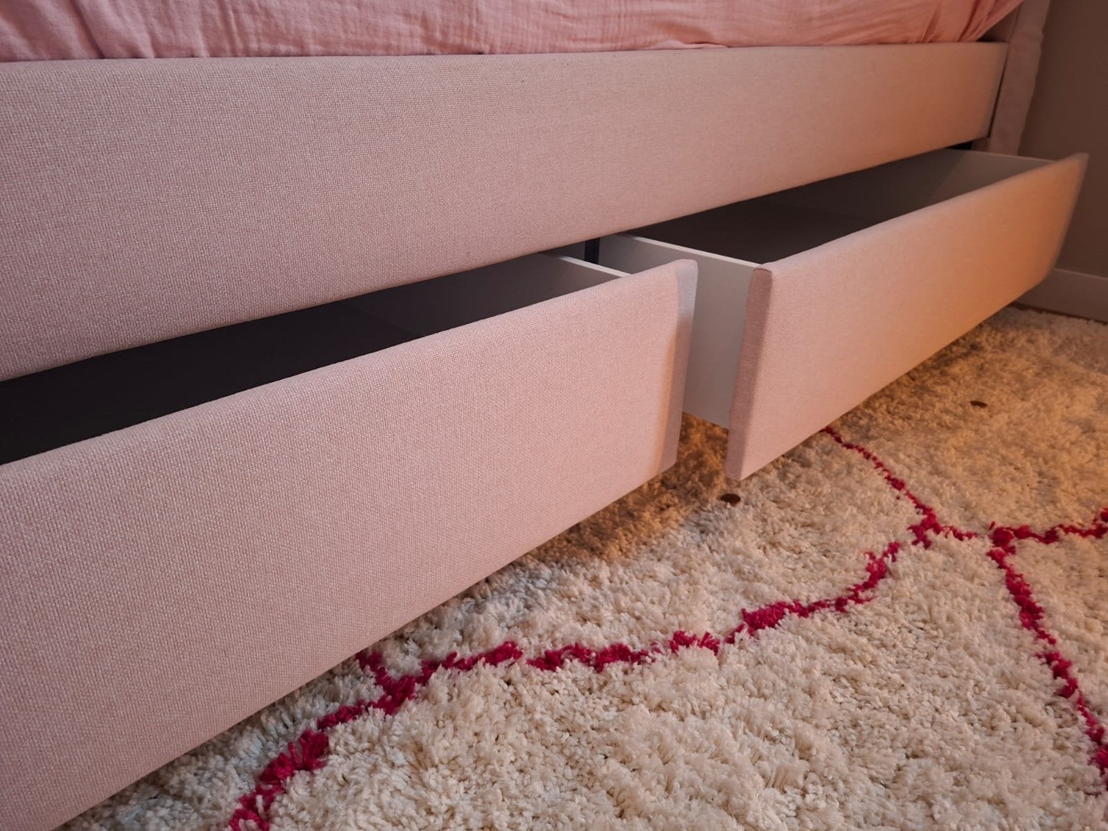 IKEA IDANÄS bed 140x200 met 4 lades, Ophalen, Overige kleuren, Tweepersoons, 140 cm