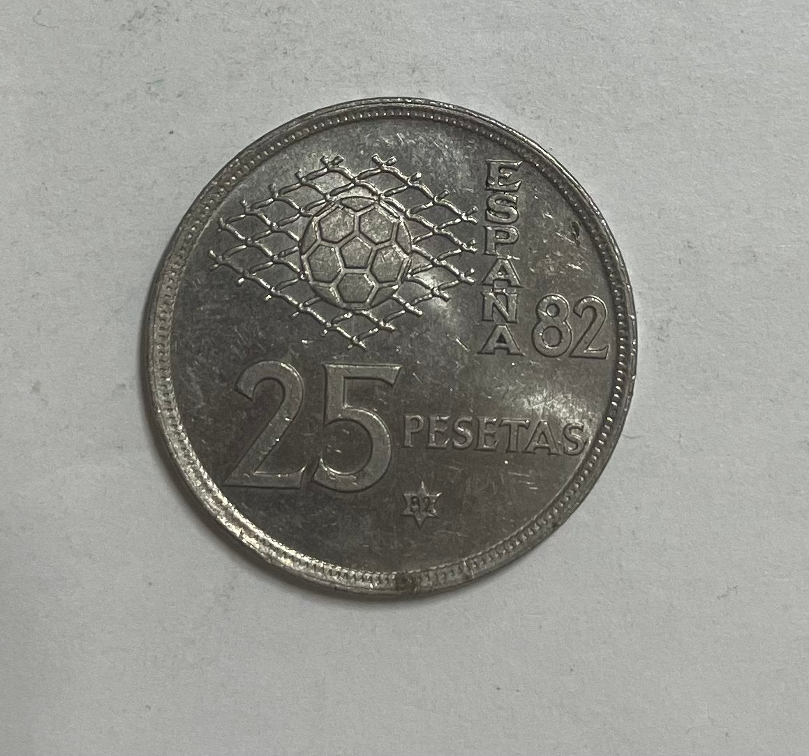 25 pesetas Spanje 1980, Ophalen of Verzenden, Overige landen