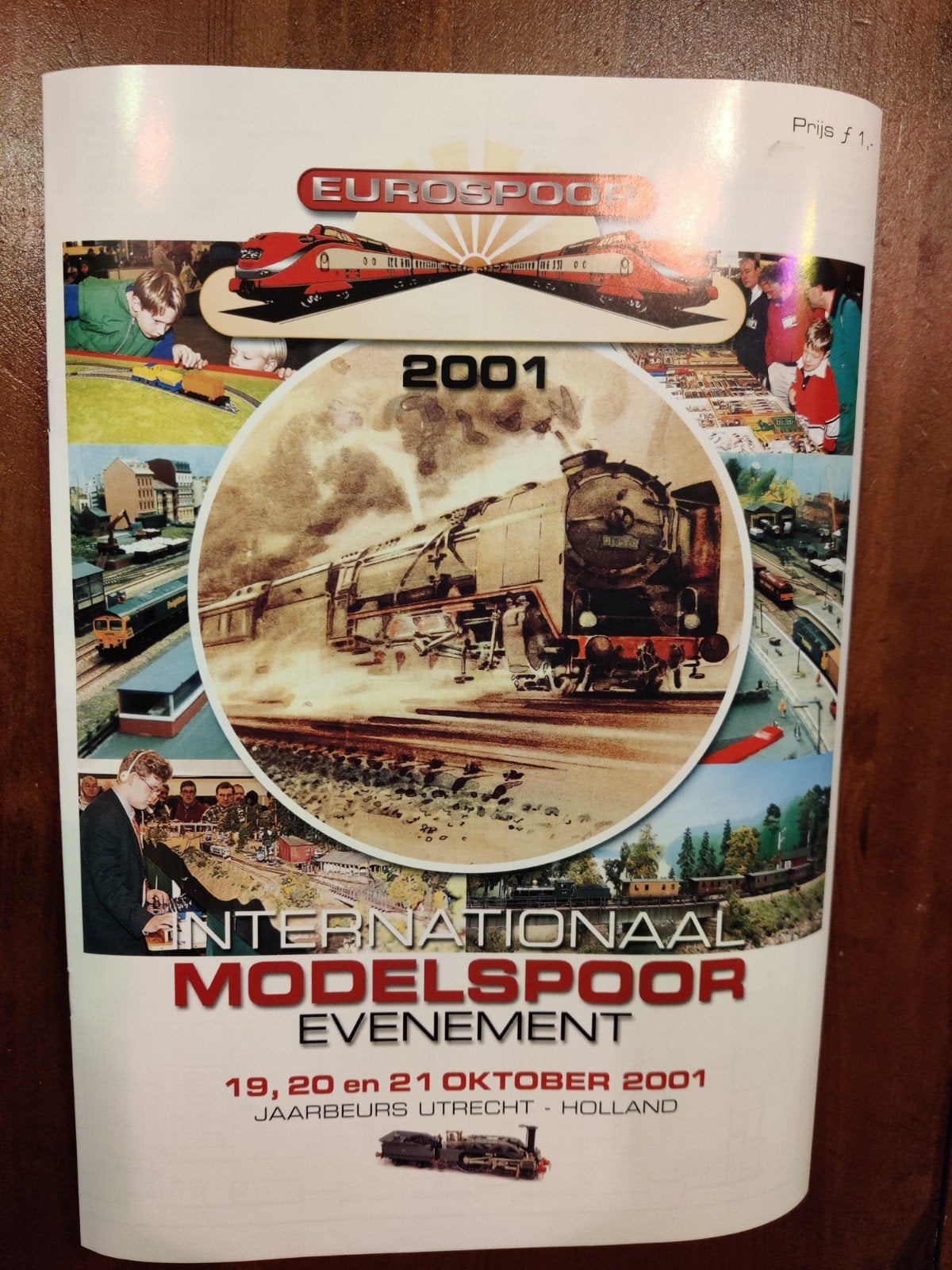 Programmaboekje Internationaal Modelspoor Evenement 2001, Gelijkstroom of Wisselstroom, Boek, Tijdschrift of Catalogus, Zo goed als nieuw
