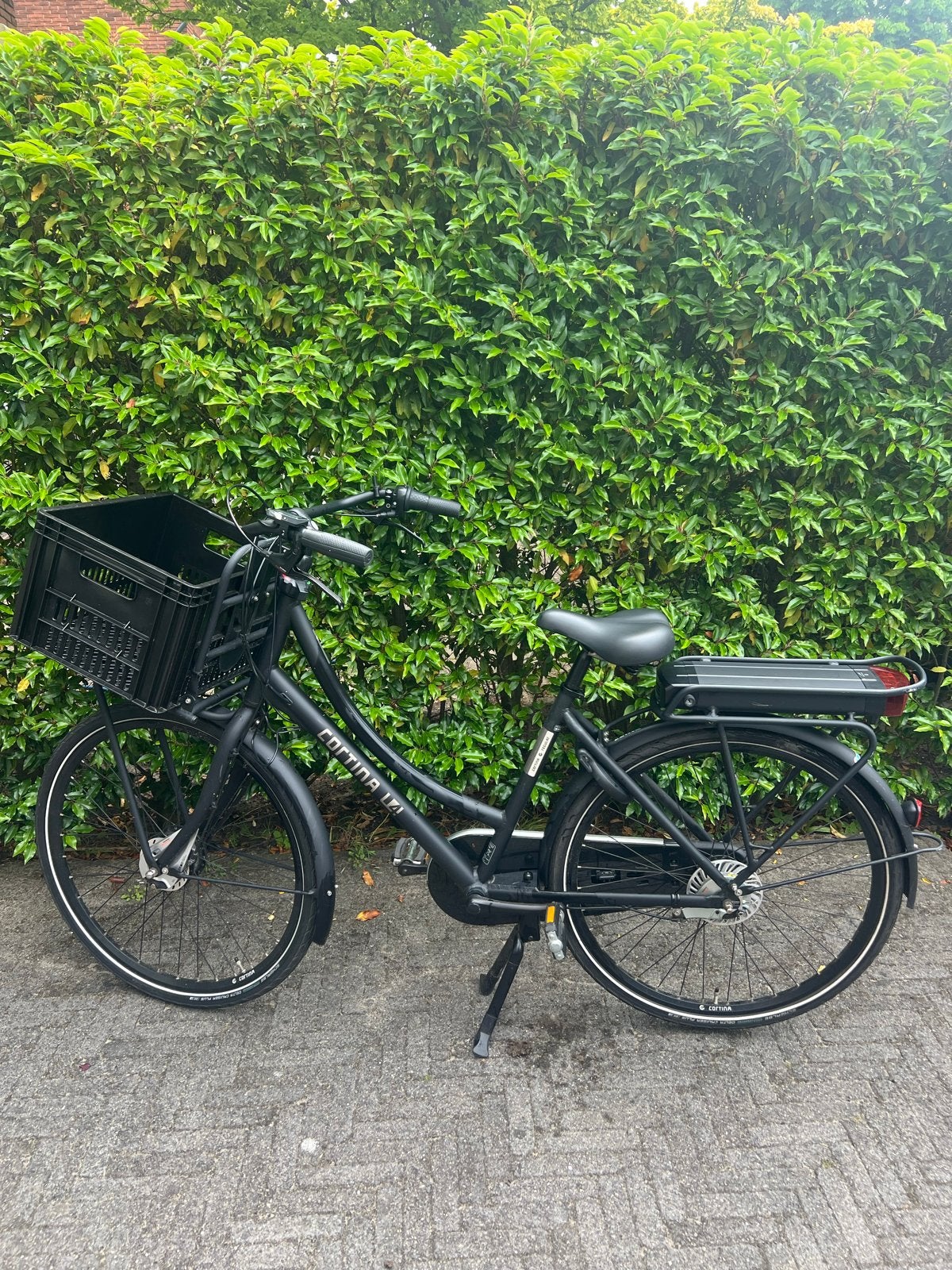 Cortina E-U4 Transport Elektrische Fiets - Zo goed als nieuw, Terugtraprem, 53 tot 56 cm, Versnellingen, Zo goed als nieuw