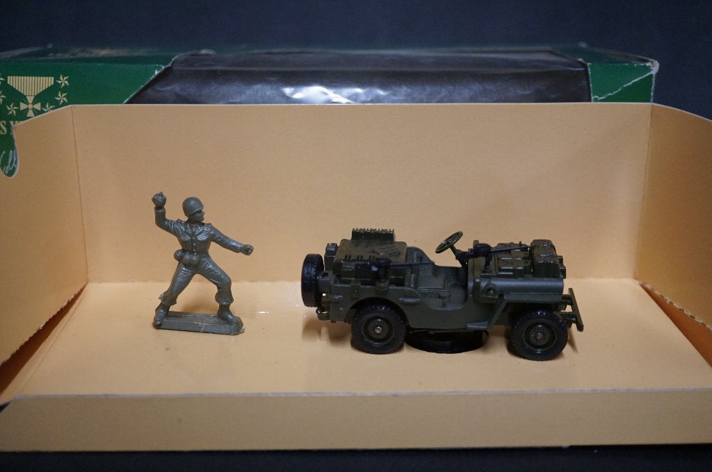 Solido Willys jeep SAS - TOP, Ophalen of Verzenden, Auto