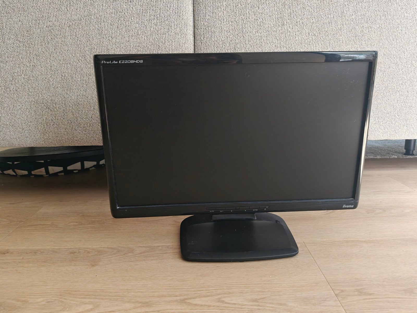 iiyama ProLite E2208HDS monitor incl. DVI en voedingskabel, Gebruikt, Iiyama, Full HD, Ophalen of Verzenden