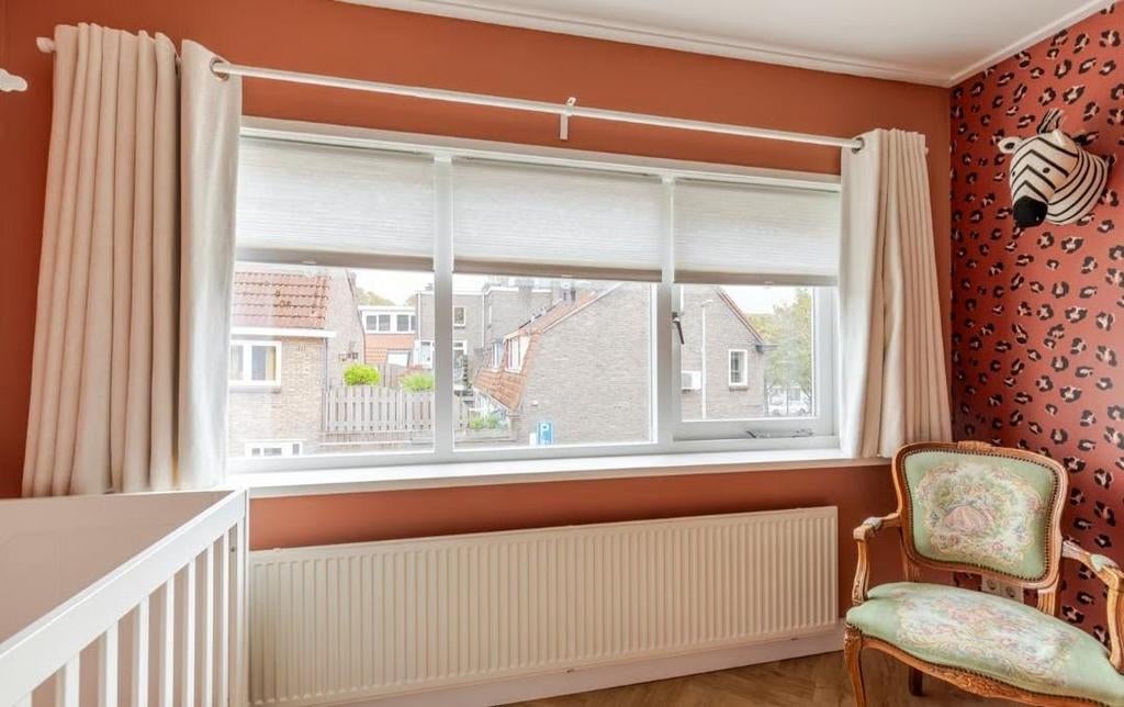 Offwhite verduisterende gordijnen Kwantum met ringen (2x), Huis en Inrichting, Stoffering | Gordijnen en Lamellen, Ophalen, Zo goed als nieuw