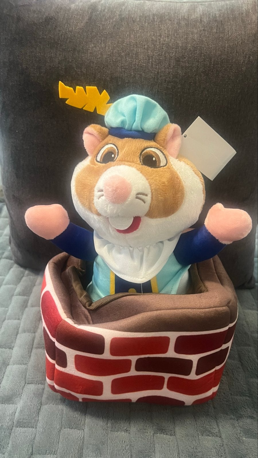 NIEUW, Albert Heijn Hamster Schoorsteen Piet Knuffel, 32 cm, Albert Heijn, Hamster, Nieuw, Ophalen of Verzenden