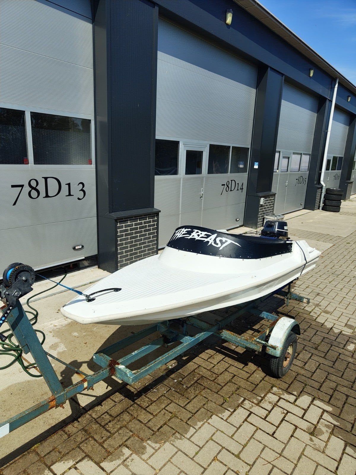 Spitfire Yamaha 8 pk 2 takt buitenboordmotor, Watersport en Boten, Ophalen, Zo goed als nieuw, Overige typen, Motorboot