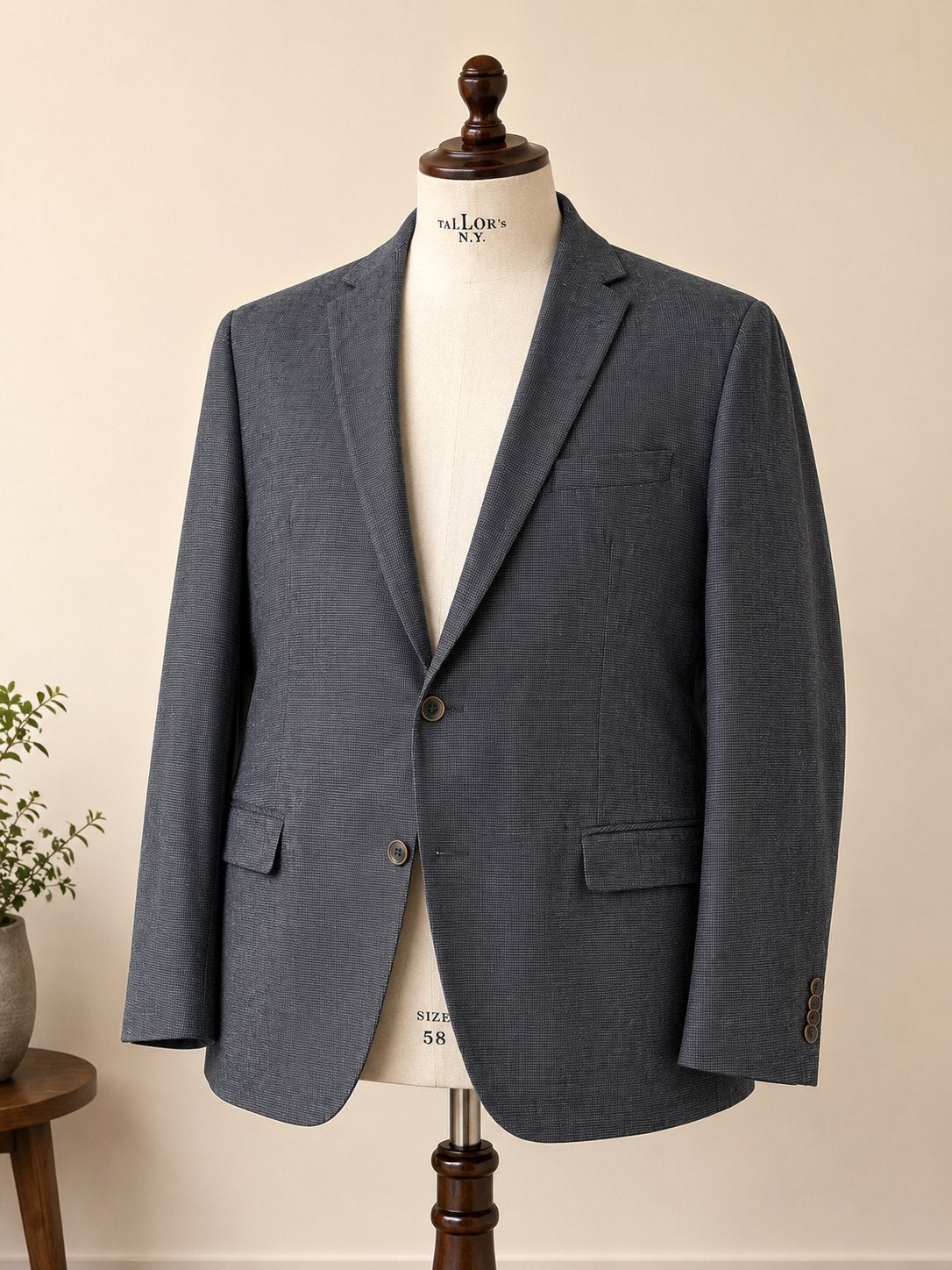 Christian Berg heren colbert maat 58, Kleding | Heren, Ophalen of Verzenden, Zo goed als nieuw, Overige maten, Blauw