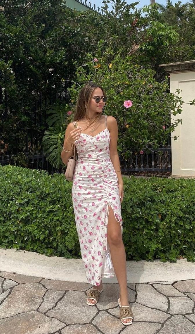 Zara linnen zomerjurk, Kleding | Dames, Verzenden, Zo goed als nieuw, Maat 38/40 (M)