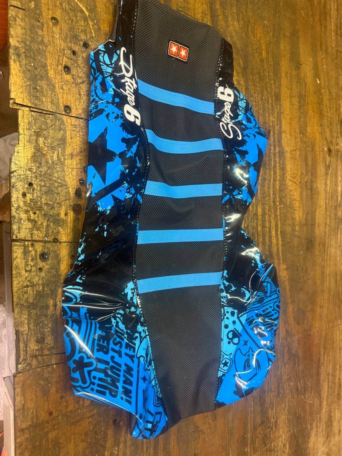 Stage6 Zadelhoes Blauw Derbi Xtreme Xrace Senda 2000-2010, Derbi, Derbi, Nieuw, Ophalen of Verzenden