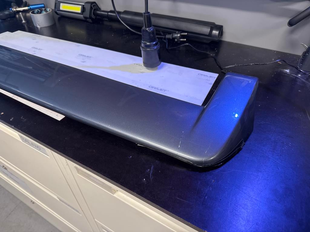 Achterspoiler grijs volvo v70R, Ophalen, Achterklep, Achter, Gebruikt