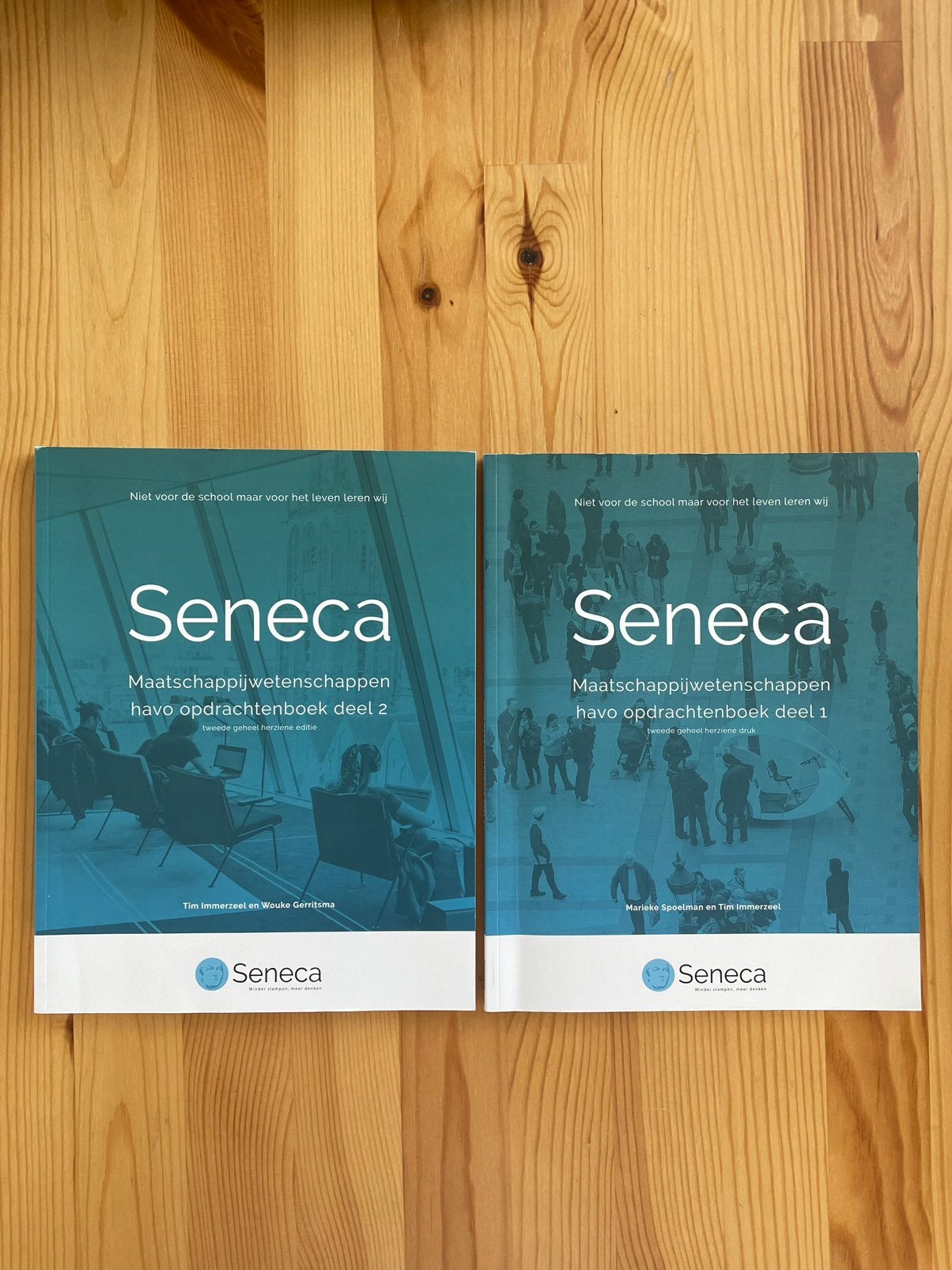 SENECA Maatschappijwetenschappen HAVO opdrachtenboek 1 en 2, Ophalen of Verzenden, Zo goed als nieuw, HAVO, Overige vakken