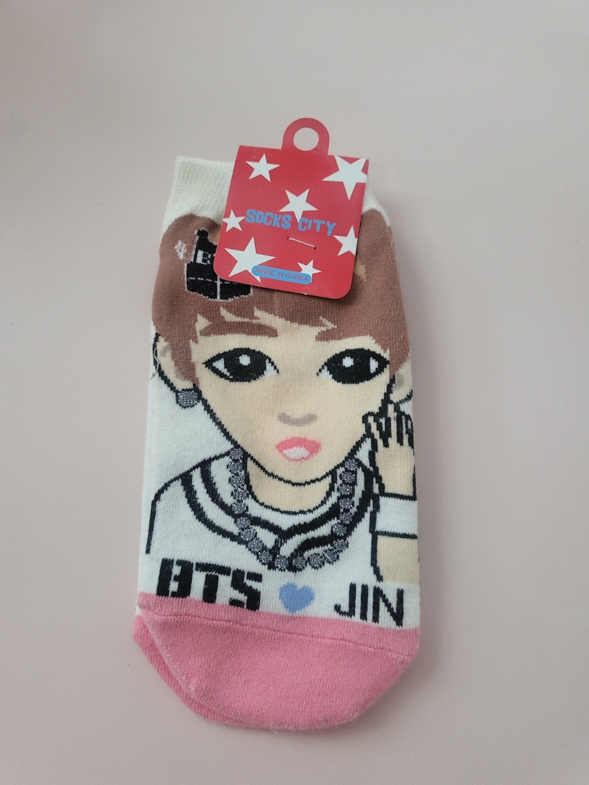 Sokken met Jin van BTS, Ophalen of Verzenden, Kleding